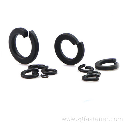 black oxide spring lock washers